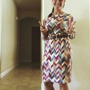 Long sleeve pencil dress